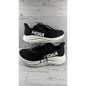 Hoka One One Clifton 10 1162032 BWHT Black White 10 2E Men's Running Shoes #875